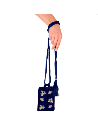 Маленькая сумочка Zardozi Pouch Бархат