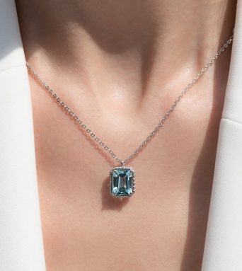 Колье Damiani Minou Белое золото
