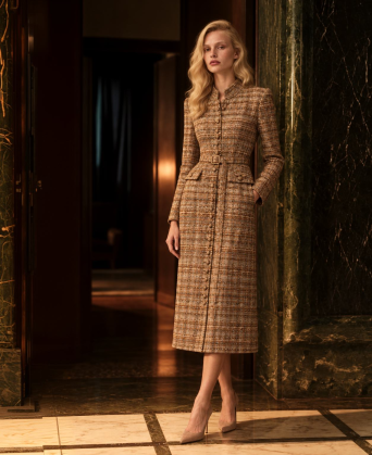Dress Zardozi Wool Wool