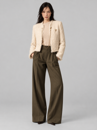 Jacket Zardozi Shades of White 26/27 Wool