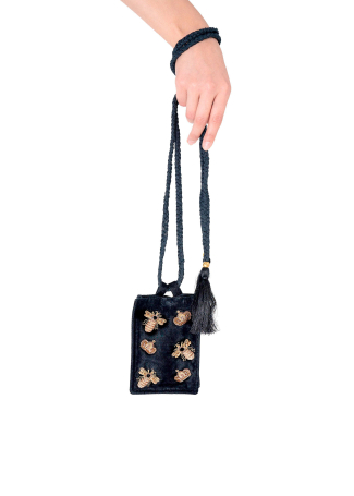 Маленькая сумочка Zardozi Pouch Бархат