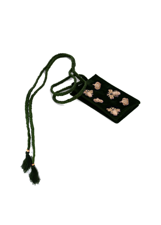 Маленькая сумочка Zardozi Pouch Бархат