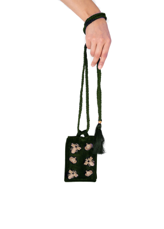 Маленькая сумочка Zardozi Pouch Бархат