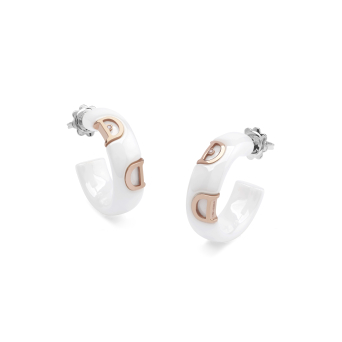 Серьги Damiani D.Icon Розовое золото