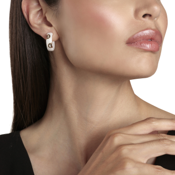 Серьги Damiani D.Icon Розовое золото