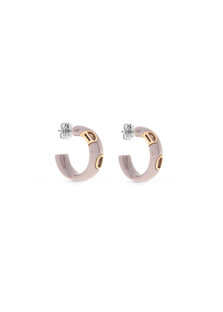 Серьги Damiani D.Icon Розовое золото