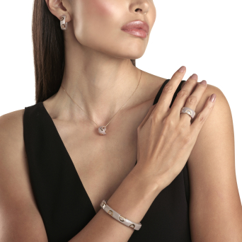 Серьги Damiani D.Icon Розовое золото