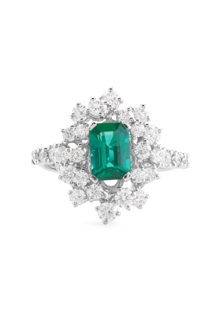 Damiani Mimosa Ring White Gold