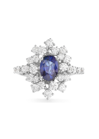 Damiani Mimosa Ring White Gold