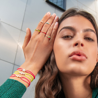 Кольцо Djula Marbella Розовое золото