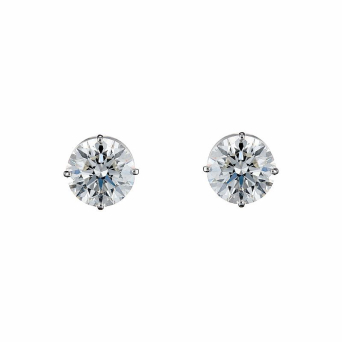 Серьги Crivelli Solitaire crv Белое золото