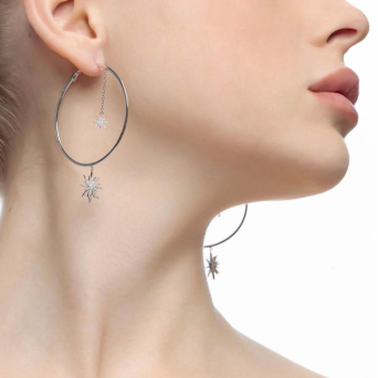 Серьги Axenoff Кай Серебро