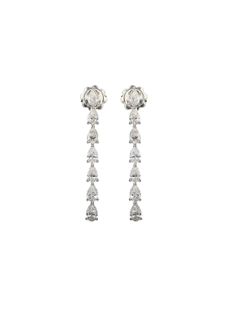 Серьги Damiani Timeless classico Белое золото