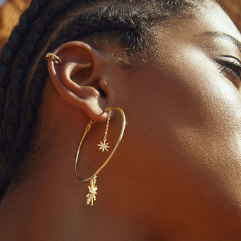 Серьги Djula Soleil Белое золото