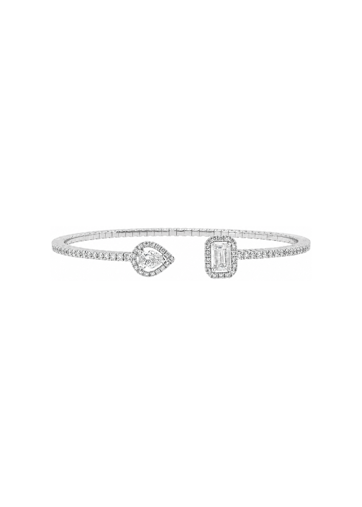 Купить Браслет Crivelli Bangle Белое золото – премиальные браслеты ZhannaKanGroup