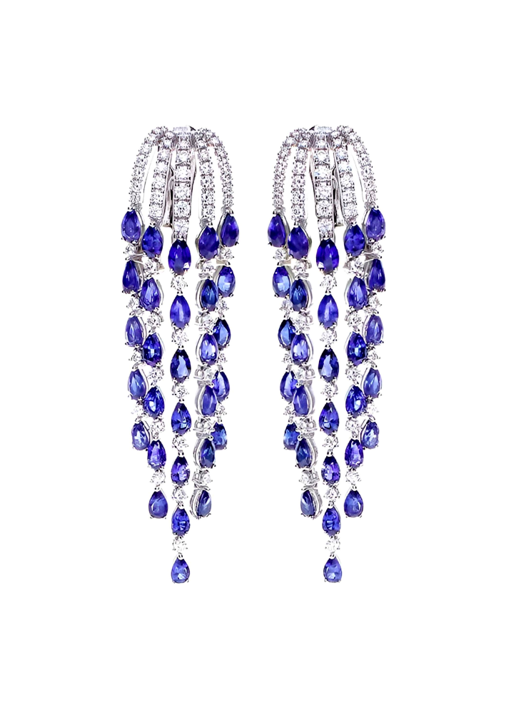 Купить Серьги Damiani Sorgente Белое золото – премиальные ZhannaKanGroup