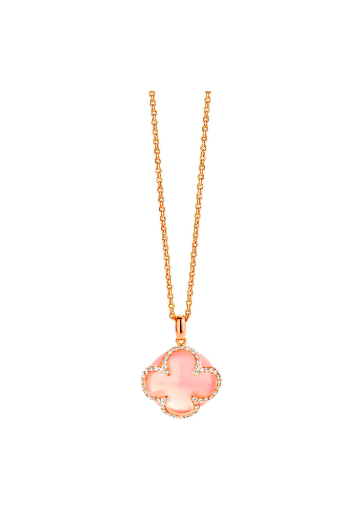 Купить Колье Tirisi Seoul Flower Розовое золото – премиальные ZhannaKanGroup