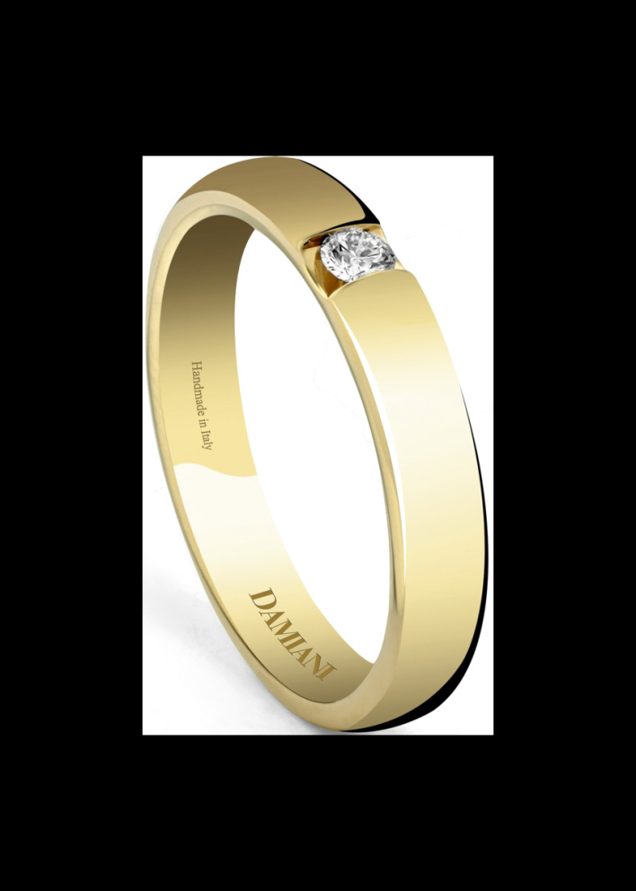 Купить Кольцо обручальное Damiani Le Fedi Желтое золото – премиальные кольца ZhannaKanGroup
