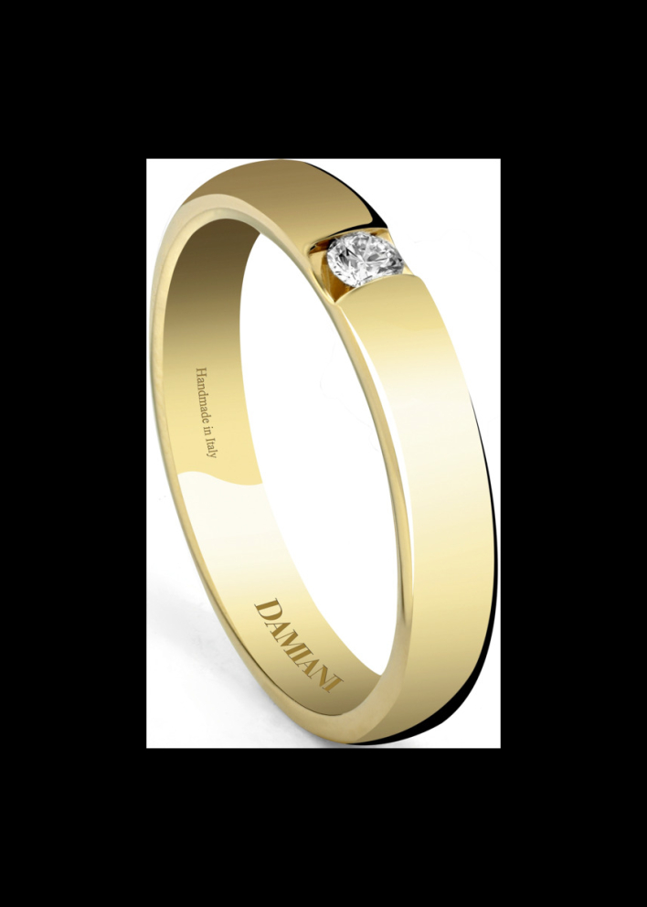 Купить Кольцо обручальное Damiani Le Fedi Желтое золото – премиальные кольца ZhannaKanGroup