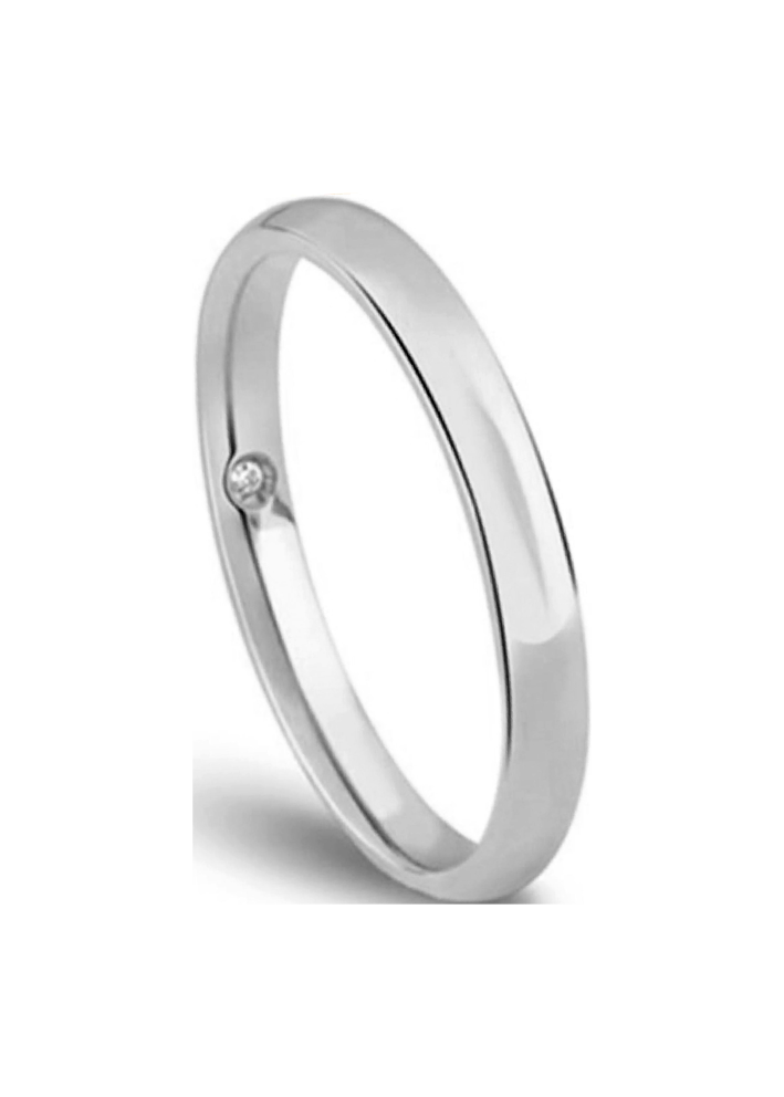 Купить Кольцо обручальное Damiani NOI2 Белое золото – премиальные кольца ZhannaKanGroup