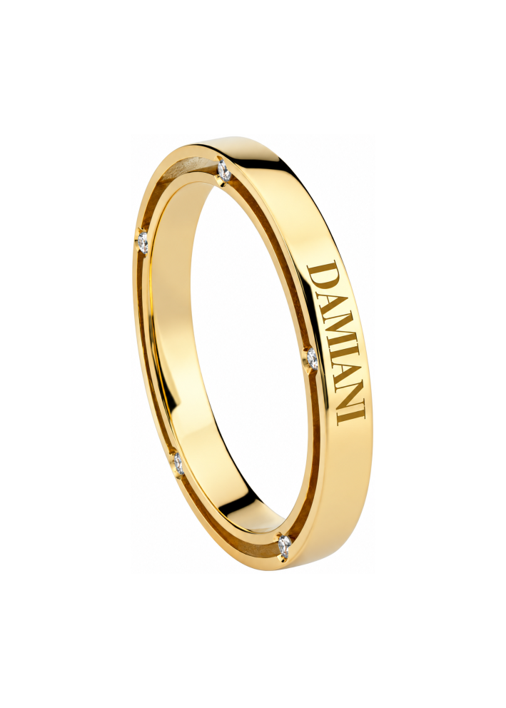 Buy Wedding ring Damiani D.Side Yellow Gold – premium rings by ZhannaKanGroup