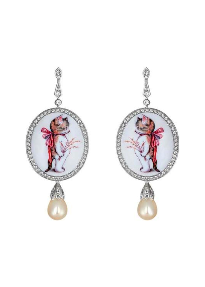 Купить Серьги Axenoff Котики Серебро – премиальные ZhannaKanGroup