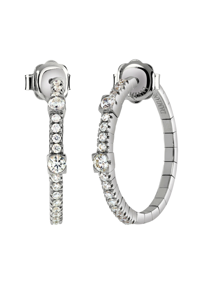 Купить Серьги Damiani Notte Di San Lorenzo Белое золото – премиальные ZhannaKanGroup