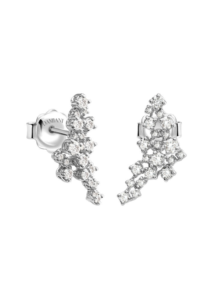 Купить Серьги Damiani Mimosa Белое золото – премиальные ZhannaKanGroup