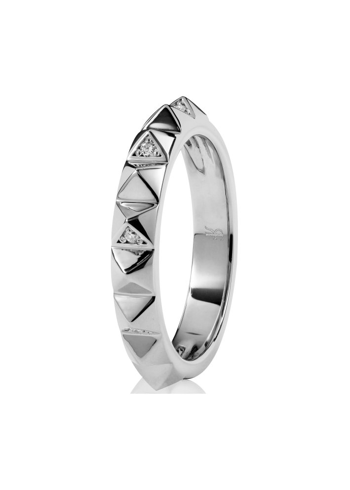Купить Кольцо RF Studs Белое золото – премиальные кольца ZhannaKanGroup
