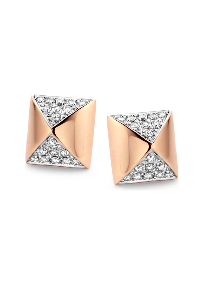 Купить Серьги Tirisi Palm Beach Розовое золото – премиальные ZhannaKanGroup