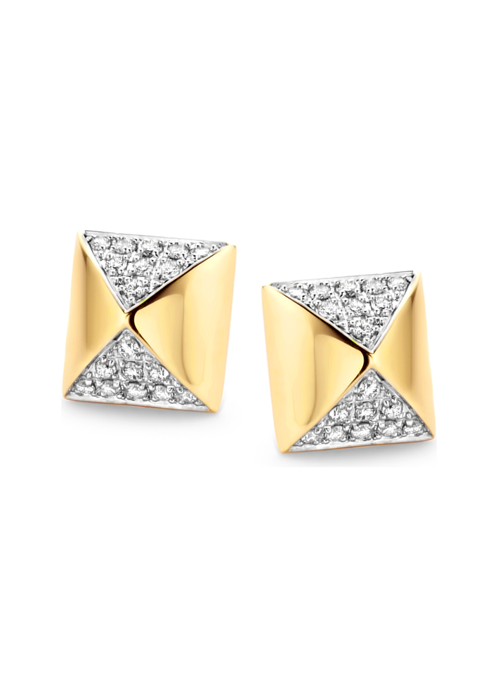 Купить Серьги Tirisi Palm Beach Желтое золото – премиальные ZhannaKanGroup