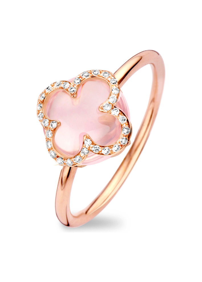 Купить Кольцо Tirisi Seoul Flower Розовое золото – премиальные кольца ZhannaKanGroup