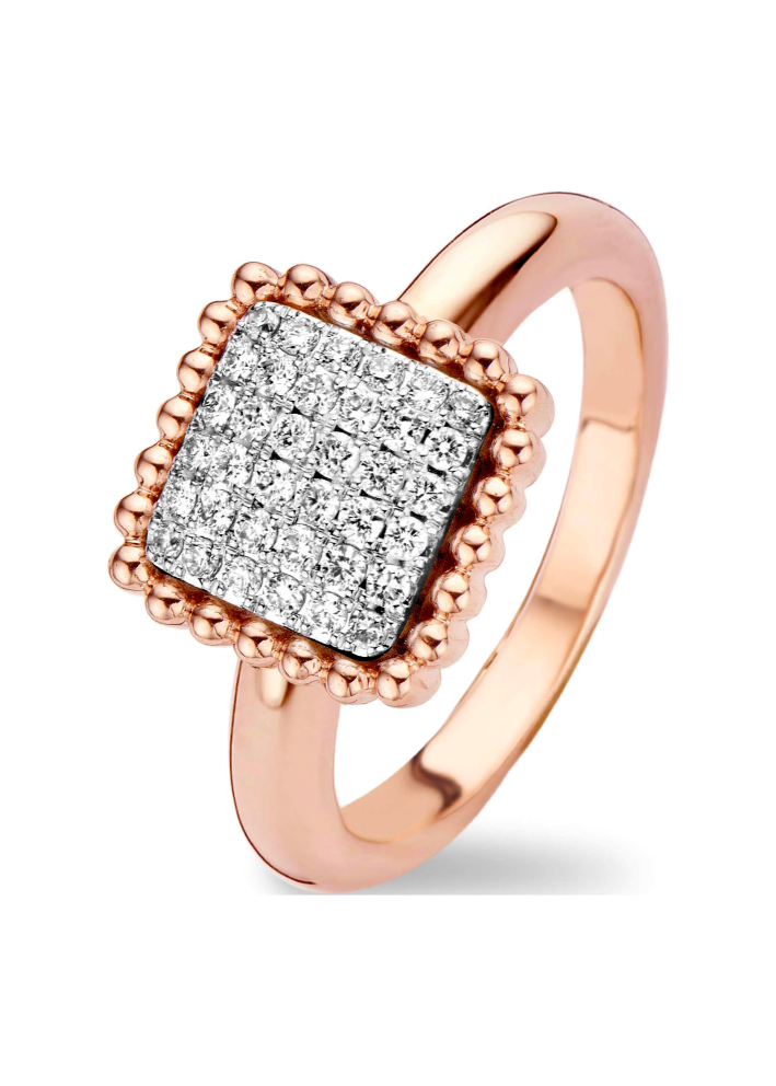 Купить Кольцо Tirisi Amsterdam Розовое золото – премиальные кольца ZhannaKanGroup