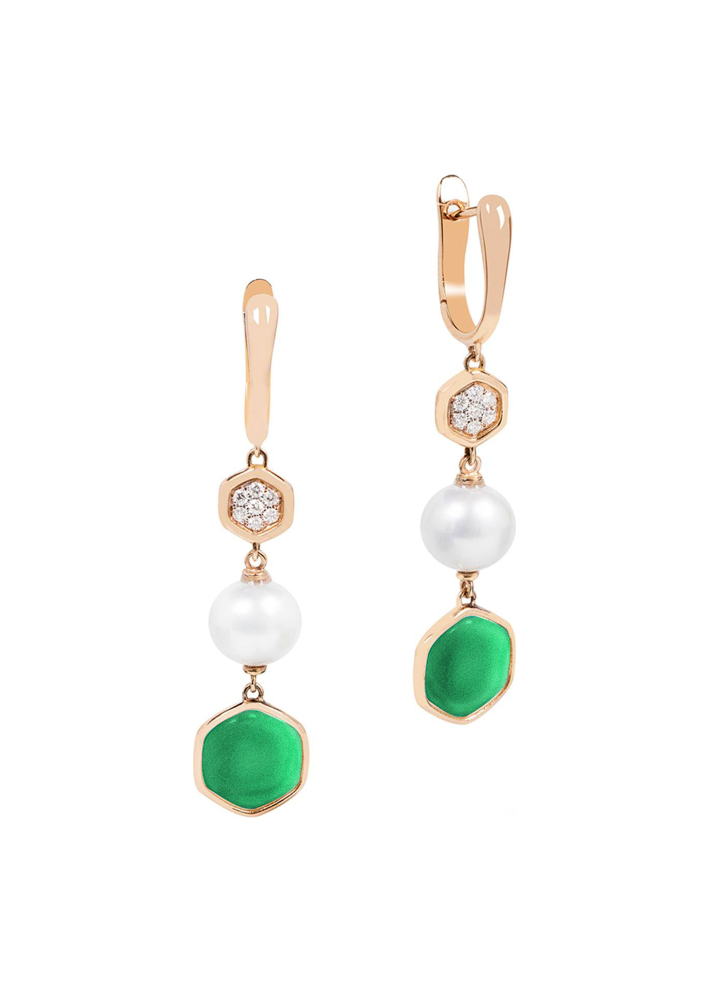 Купить Серьги Utopia Venus Розовое золото – премиальные ZhannaKanGroup