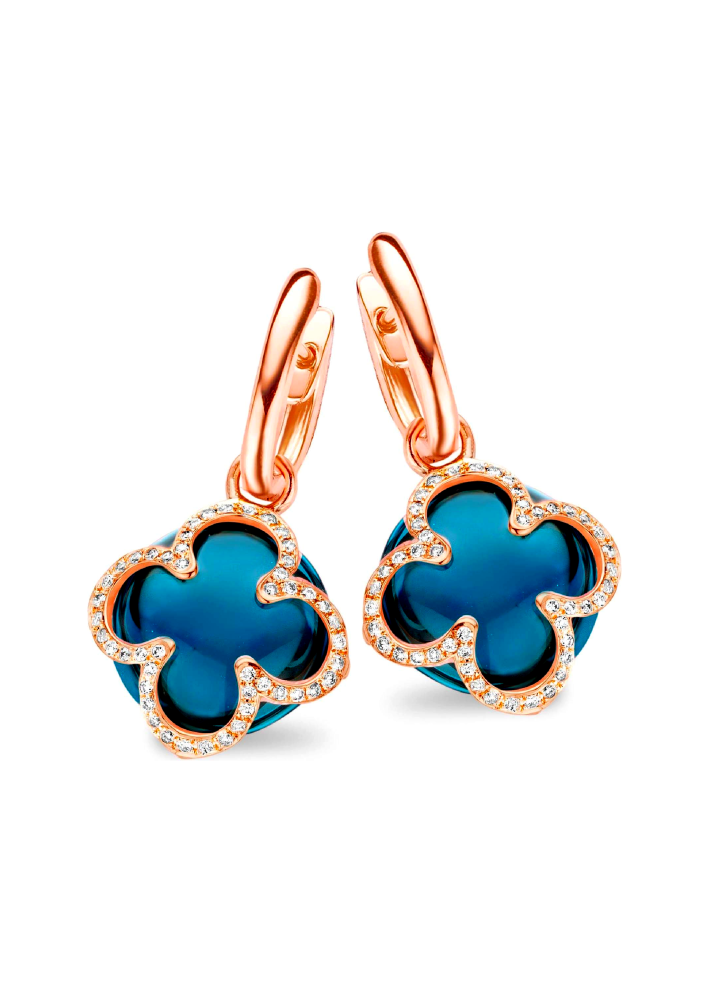 Купить Серьги Tirisi Seoul Flower Розовое золото – премиальные ZhannaKanGroup