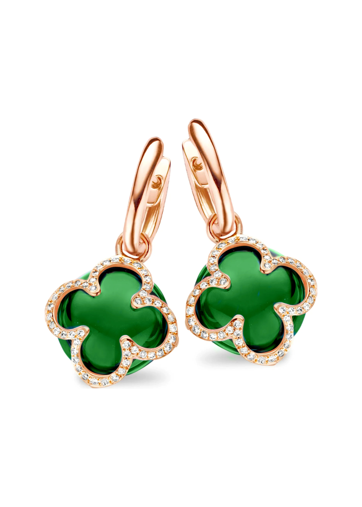 Купить Серьги Tirisi Seoul Flower Розовое золото – премиальные ZhannaKanGroup