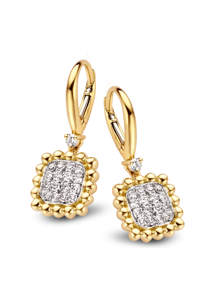 Купить Серьги Tirisi Amsterdam Желтое золото – премиальные ZhannaKanGroup