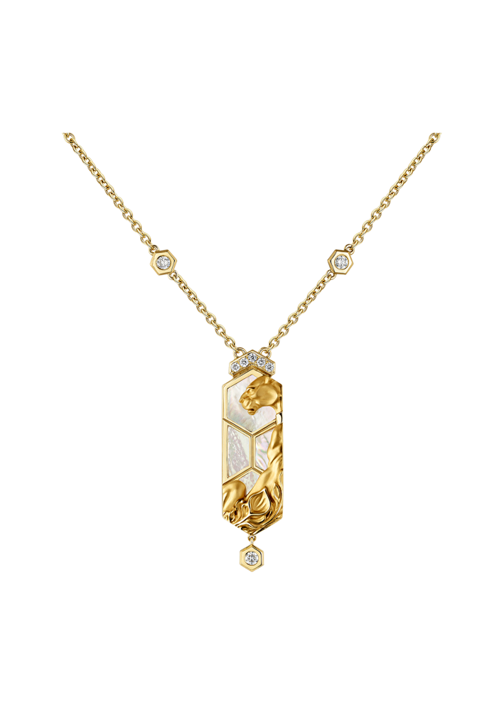 Купить Колье CarreraYCarrera Hexagon Желтое золото – премиальные ZhannaKanGroup