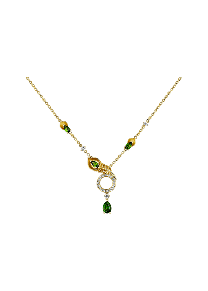 Купить Колье CarreraYCarrera Mistral Желтое золото – премиальные ZhannaKanGroup