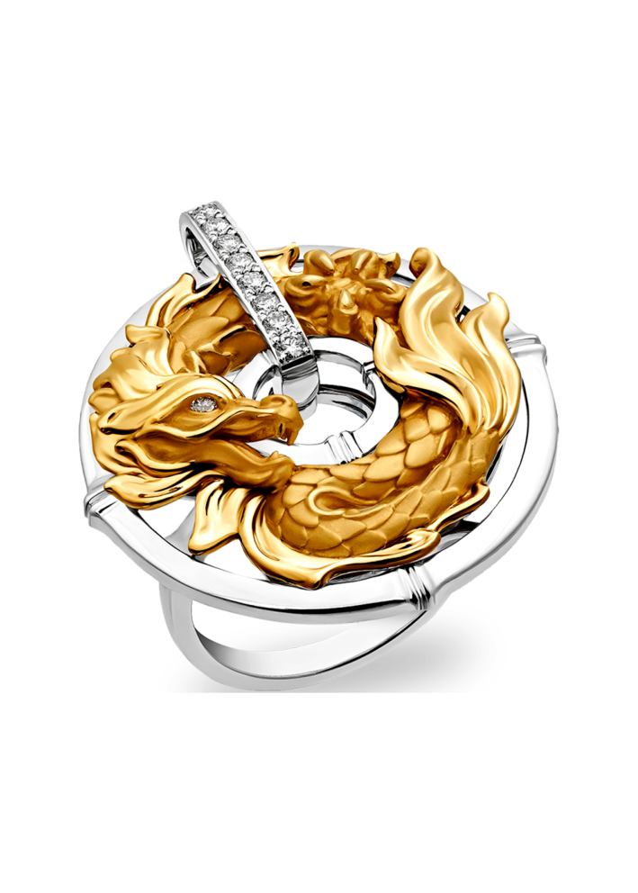 Купить Кольцо CarreraYCarrera Shanghai Белое золото – премиальные кольца ZhannaKanGroup