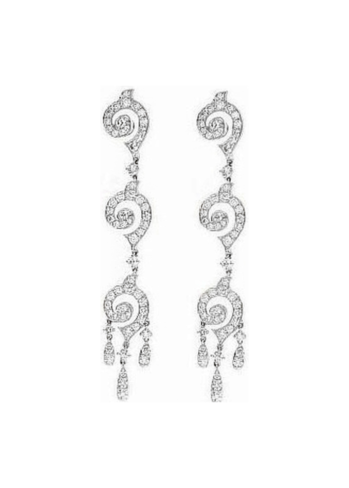 Купить Серьги Crivelli Bride Белое золото – премиальные ZhannaKanGroup