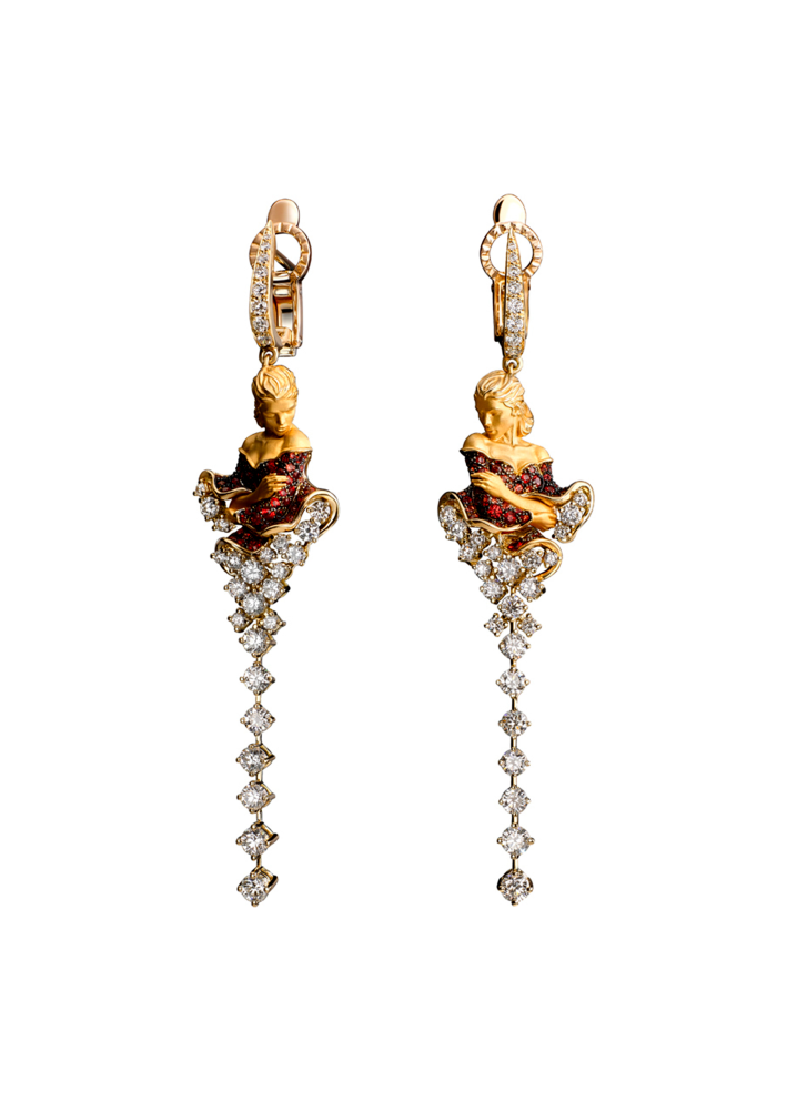 Купить Серьги CarreraYCarrera Passion Желтое золото – премиальные ZhannaKanGroup