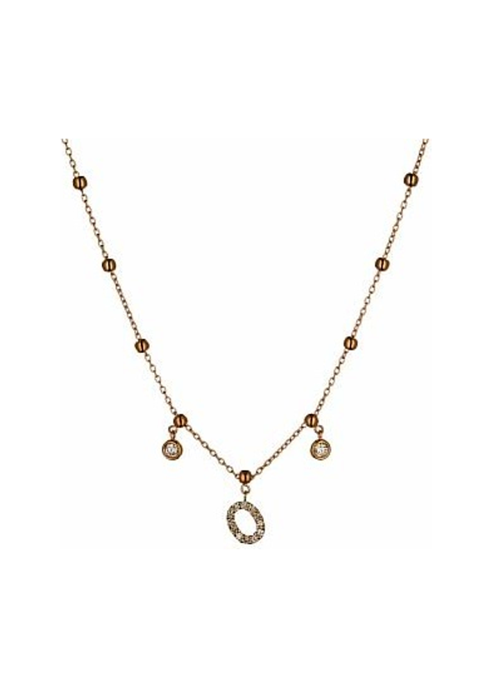 Купить Колье Crivelli Mood crv Розовое золото – премиальные ZhannaKanGroup