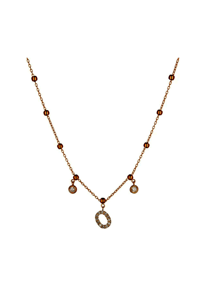 Купить Колье Crivelli Mood crv Розовое золото – премиальные ZhannaKanGroup