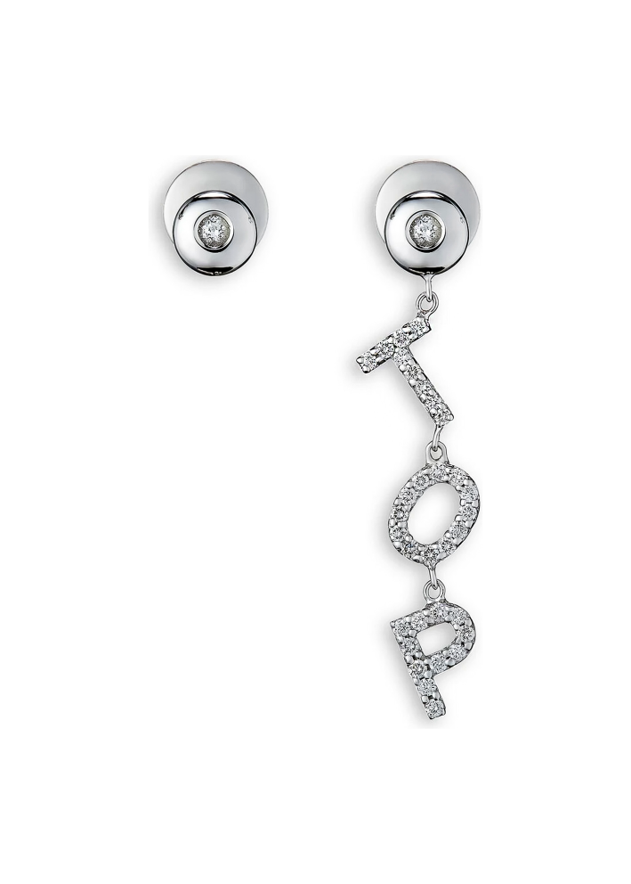 Купить Серьги Crivelli Moods Белое золото – премиальные ZhannaKanGroup