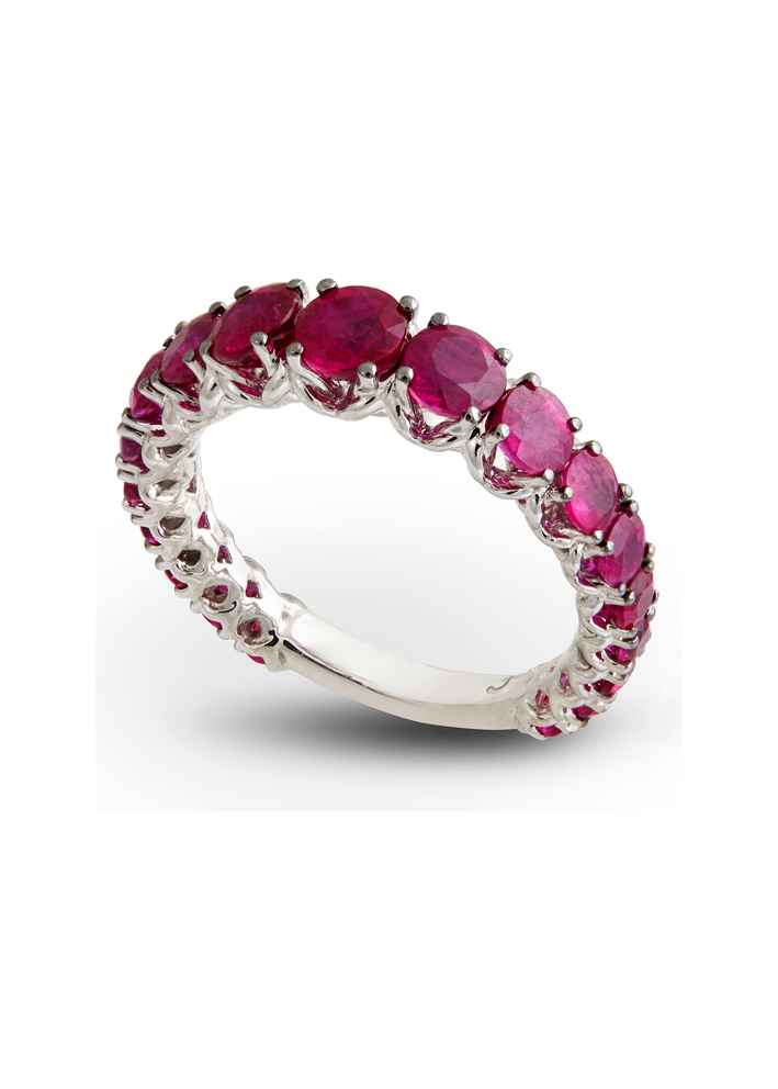 Купить Кольцо Crivelli Tennis CRV Белое золото – премиальные кольца ZhannaKanGroup