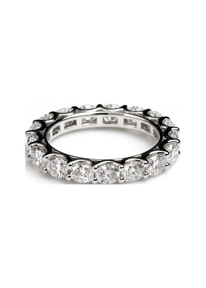 Купить Кольцо Crivelli Tennis CRV Белое золото – премиальные кольца ZhannaKanGroup