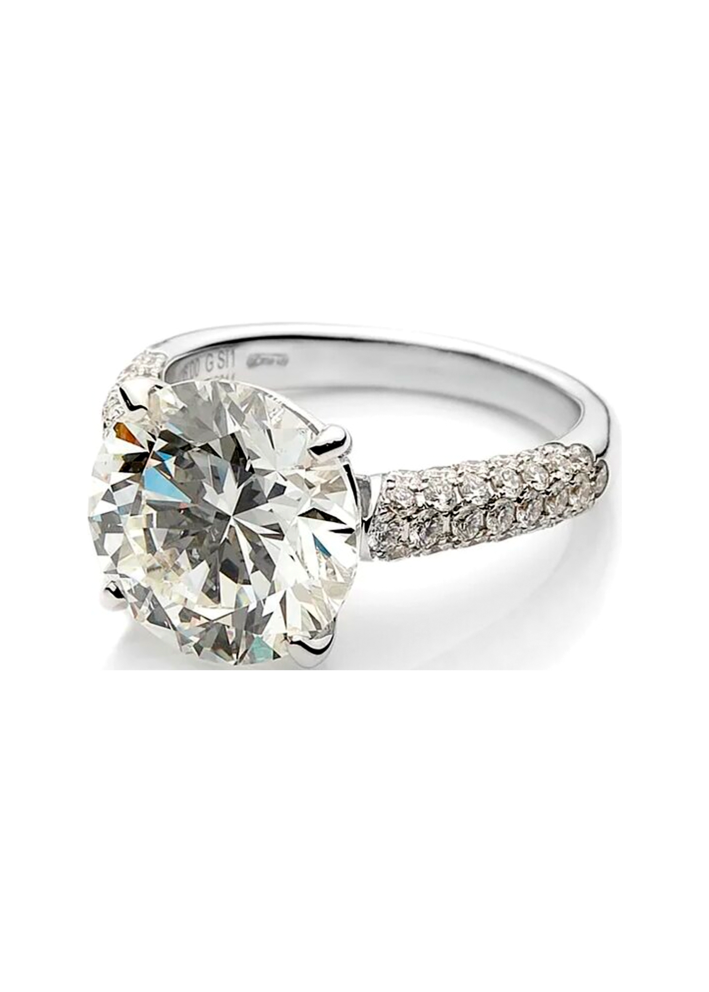 Купить Кольцо Crivelli Solitaire crv Белое золото – премиальные кольца ZhannaKanGroup