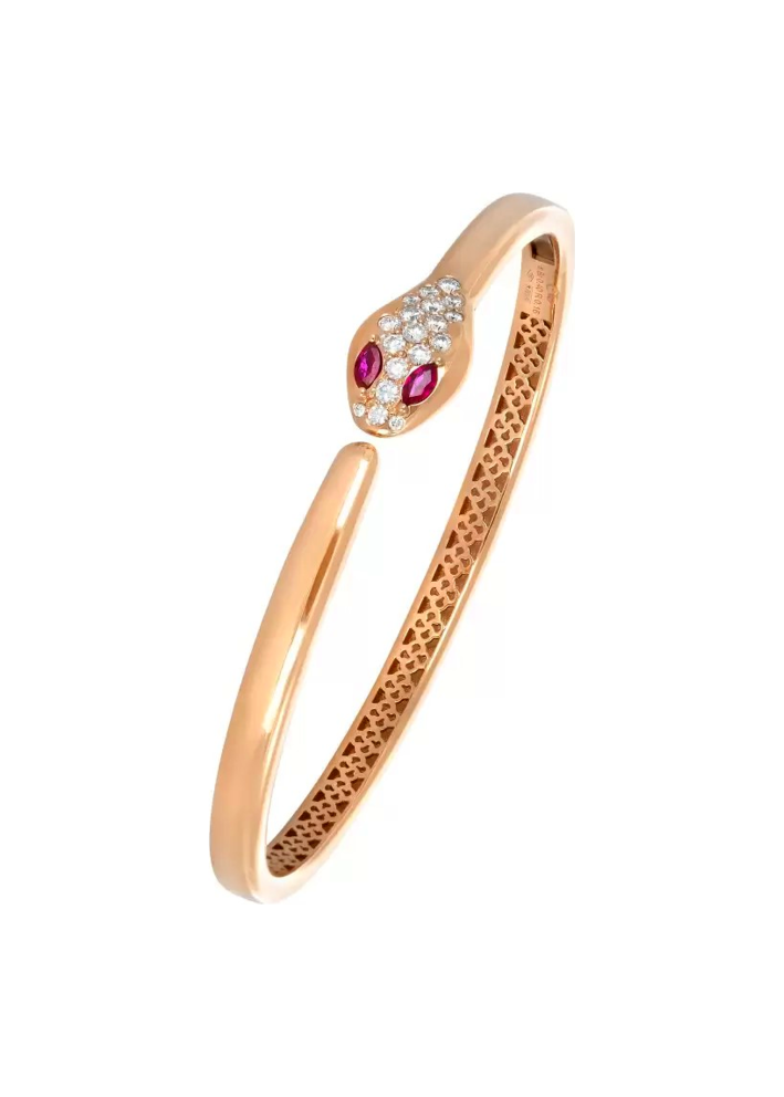 Купить Браслет Crivelli Snake Розовое золото – премиальные браслеты ZhannaKanGroup