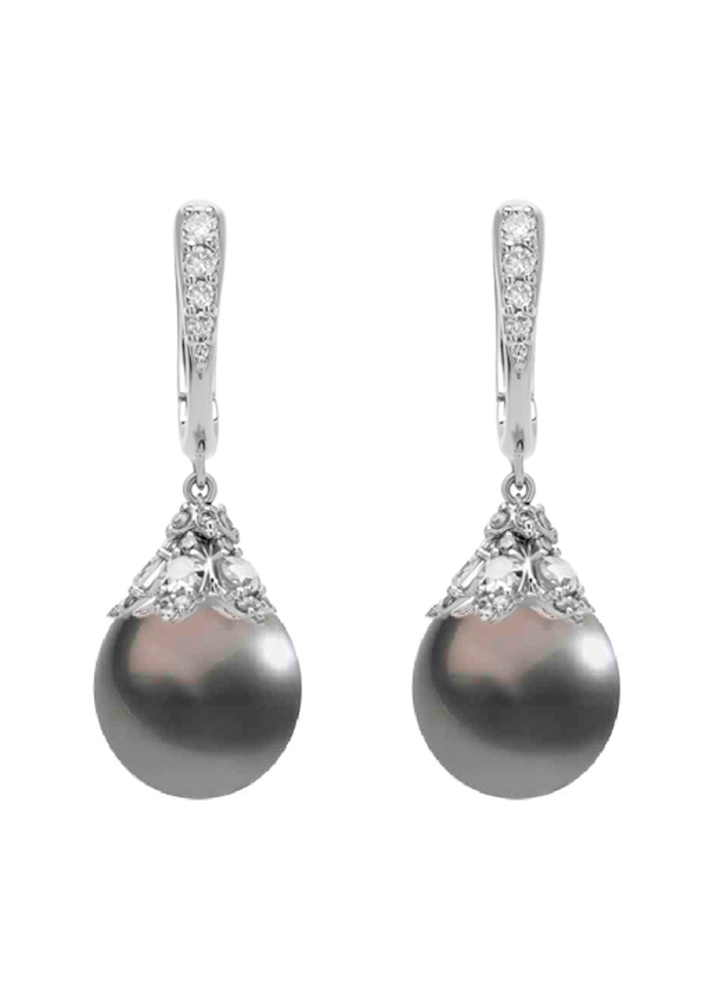 Купить Серьги Utopia Stardust Белое золото – премиальные ZhannaKanGroup